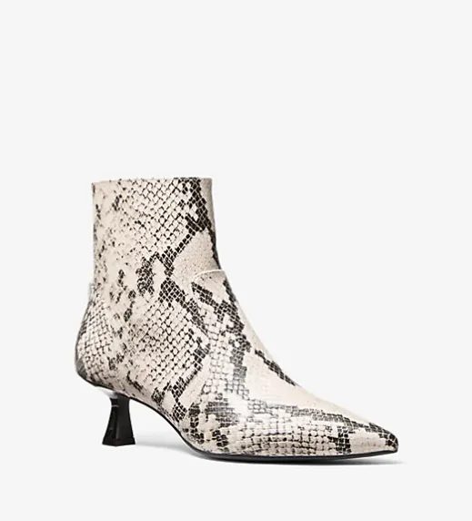 Amali Snake Embossed Boot